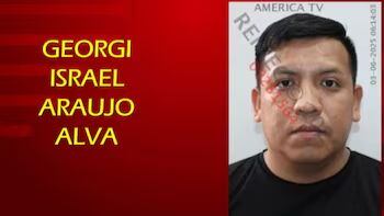 Policía Georgi Israel Araujo Alva. Foto: América