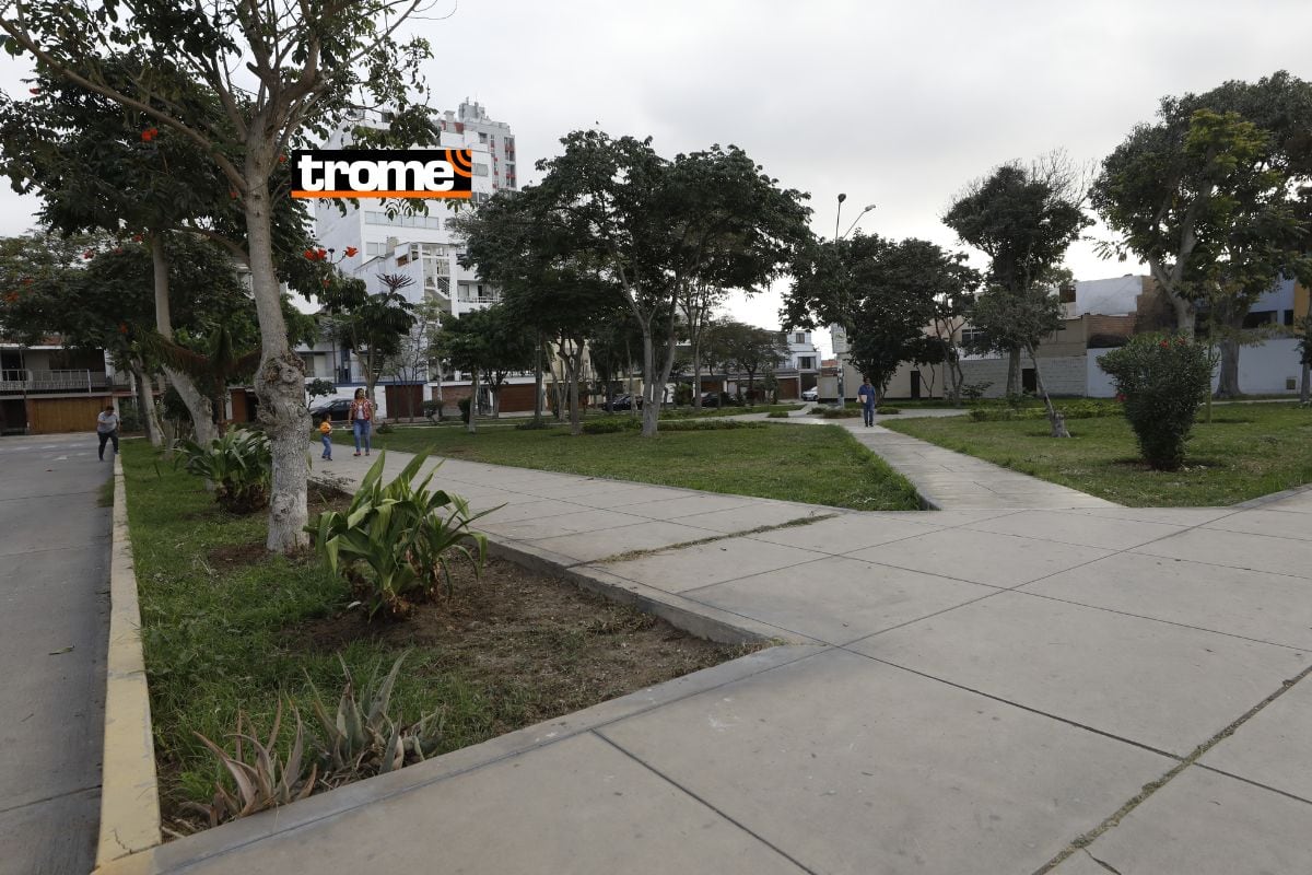 El Parque Bertello que pertenece a la zona 37 es el punto clave para los actos delictivos, ya que está más cerca a la ruta de escape de los maleantes hacia la avenida Canadá. Foto: Piko Tamashiro.