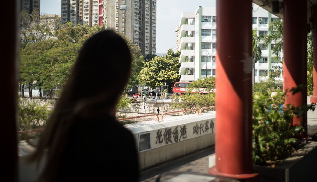 May, que no quiere dar su verdadero nombre, forma parte de los miles de hongkoneses que han abrazado la causa prodemocracia. (Foto: AFP)