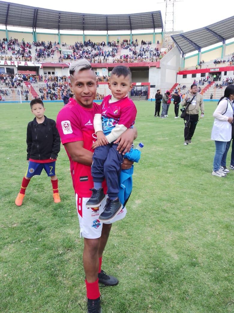 David Maguiña juega en San Andrés de Runtu. (DIfusión)