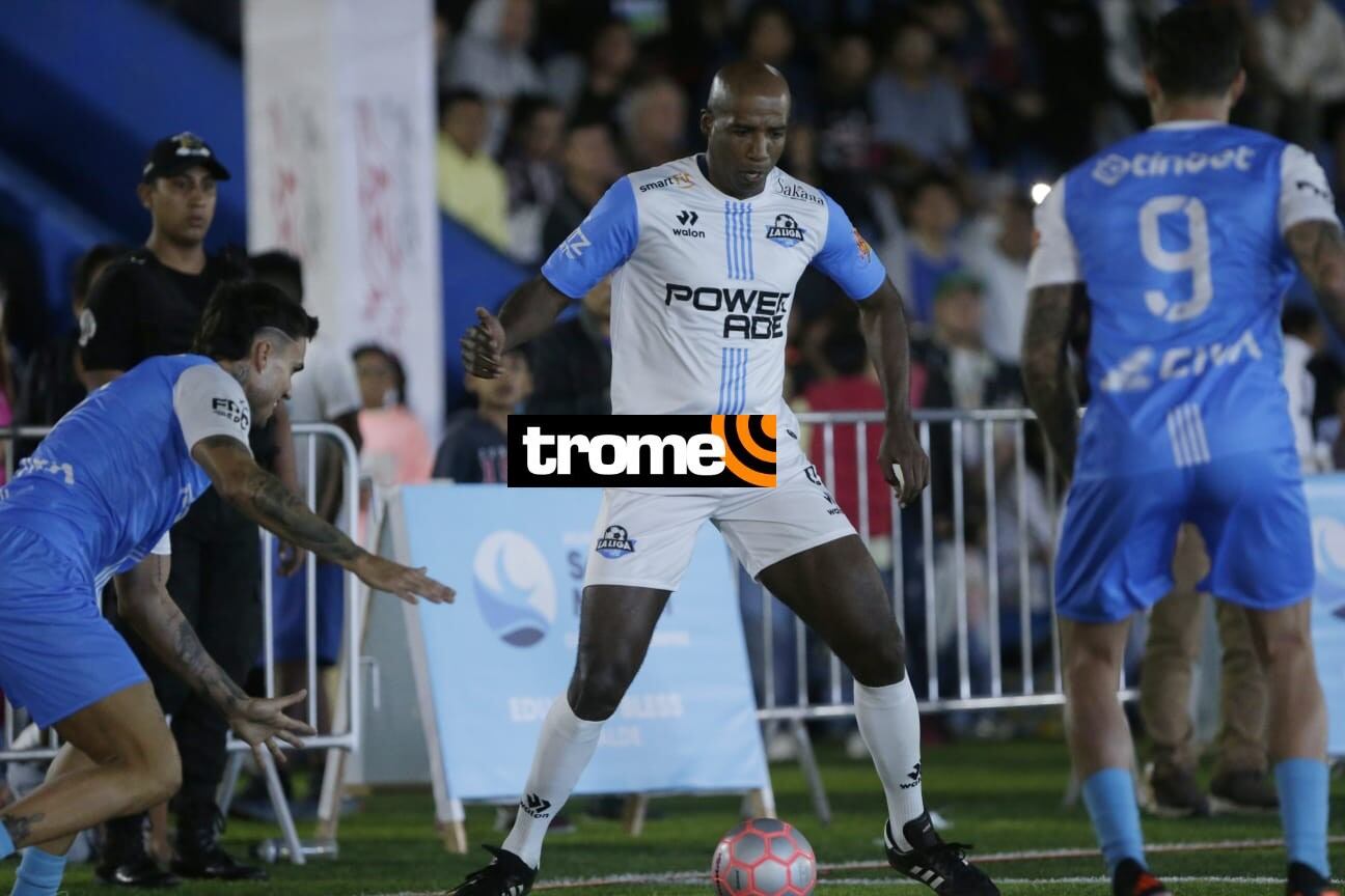 Cuto Guadalupe enfrentándose al equipo de 'Esto es guerra'. (Foto: César Bueno/TROME).