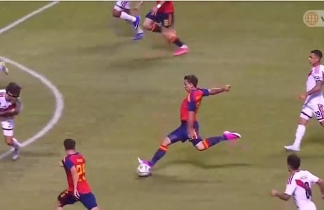 Mikel Oyarzabal anota el primer gol de España ante Perú cuando solo iban dos minutos | VIDEO