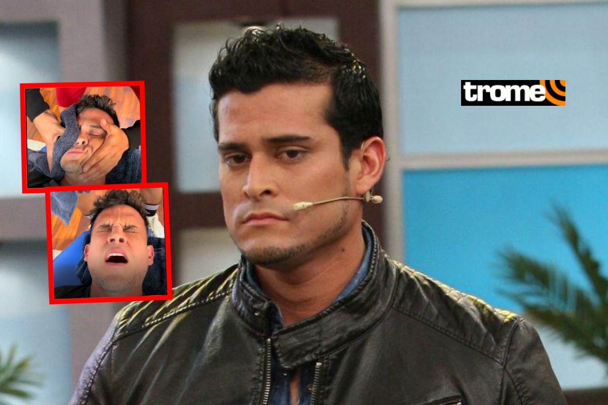 Christian Domínguez sufre en el quiropráctico: ¿Qué pasó?