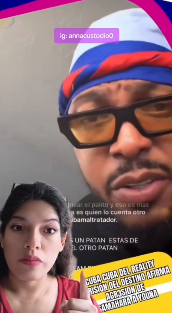 Influencer cubano 'Cuba Cuba'.