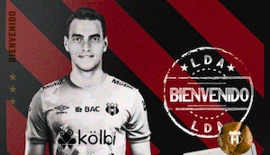 Alejandro Duarte recibe bienvenida de su nuevo club, Alajuelense de Costa Rica