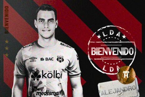 Alejandro Duarte recibe bienvenida de su nuevo club, Alajuelense de Costa Rica