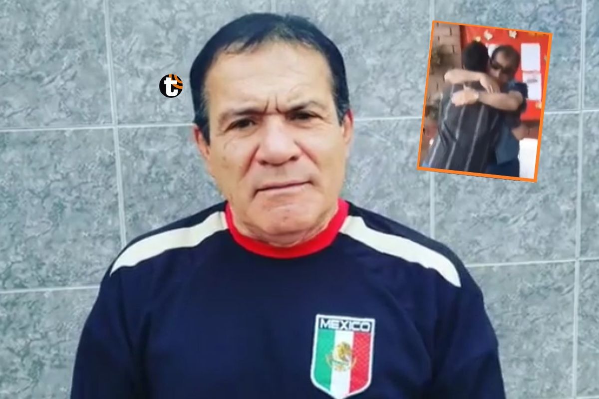 Miguel Barraza apoya a su hijo Roberto. (GEC/ Magaly Tv)