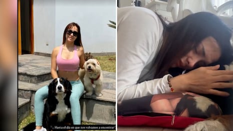 El tierno adiós de Rosángela Espinoza a su mascota Tommy