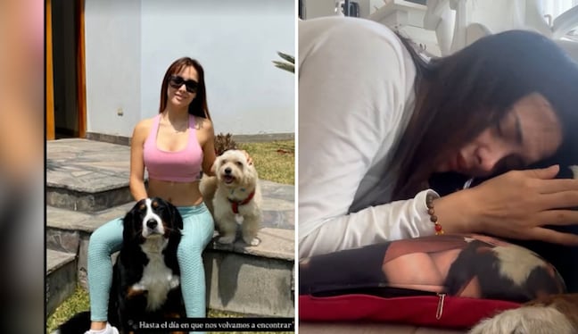 El tierno adiós de Rosángela Espinoza a su mascota Tommy