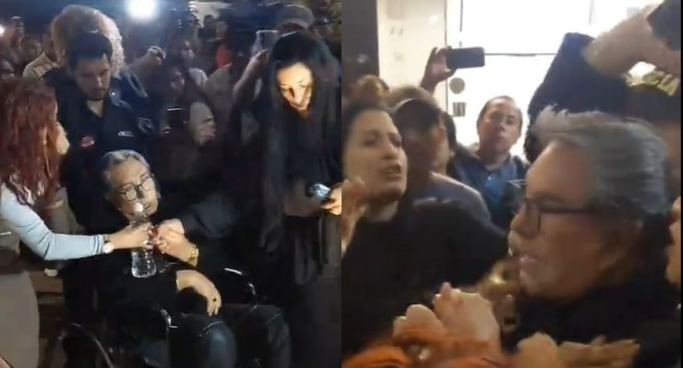 Jimmy Santi, descontrol y silla de ruedas en velorio de Manolo Rojas