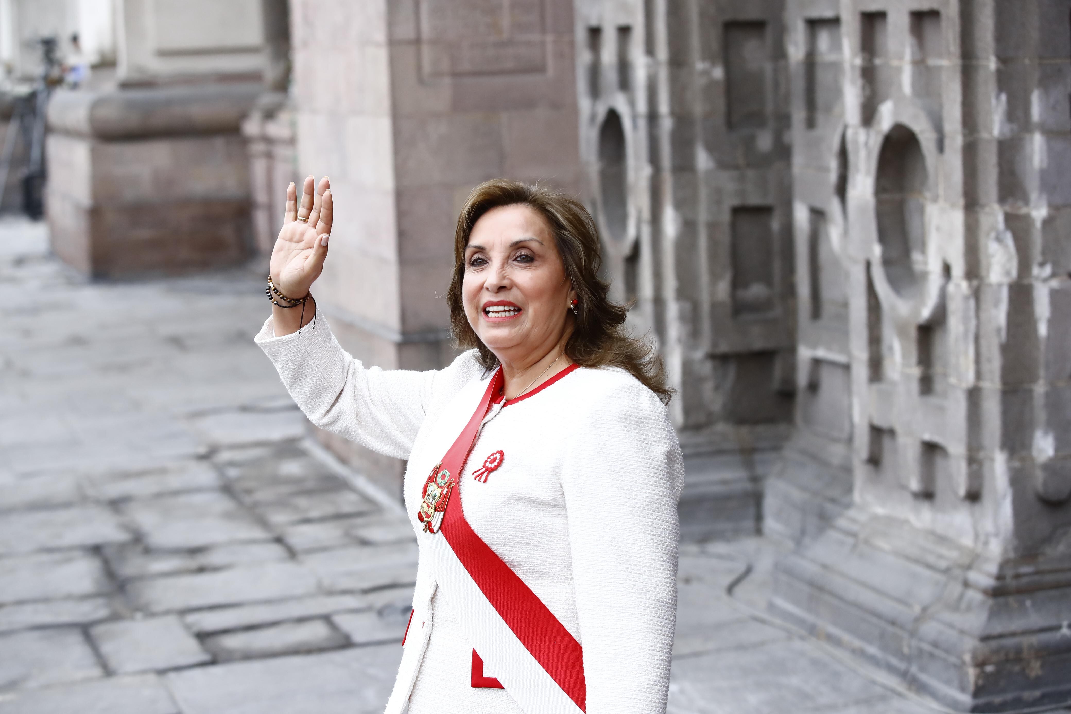 La Presidenta de la República Dina Boluarte.
Foto: Jesús Saucedo / @photo.gec)