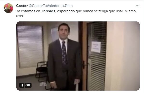 Memes por la creación de Threads. (Foto: Twitter).