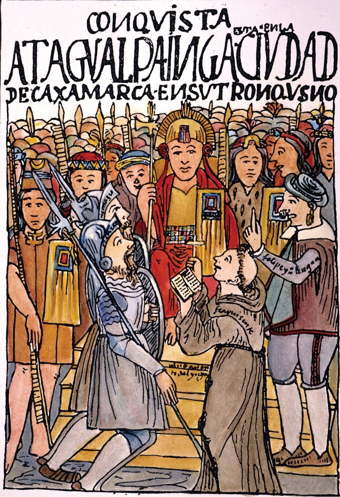 Manuscrito de Guamán Poma.