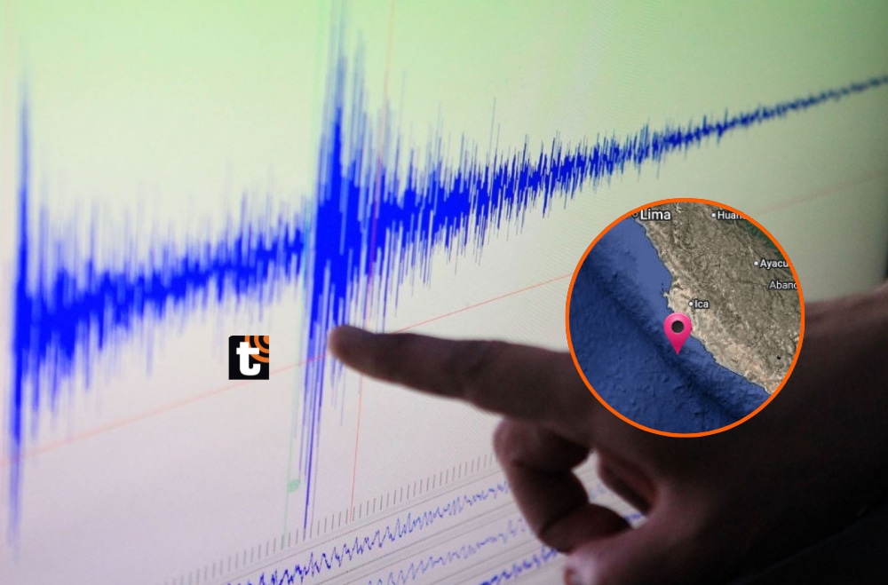 Reportan sismo en Nasca la tarde de este 1 de enero de 2026.
