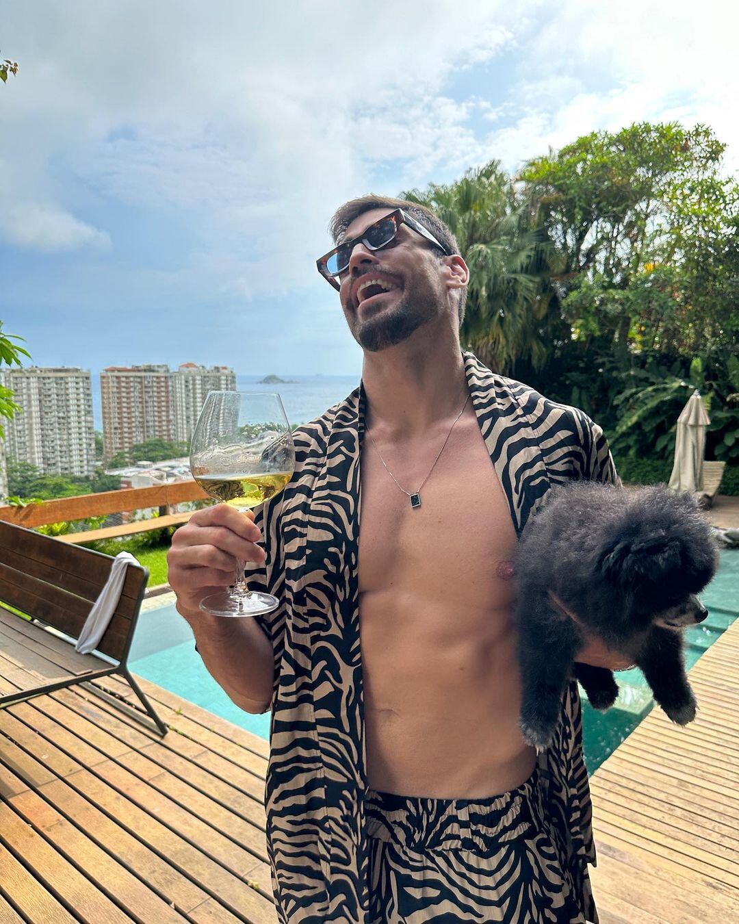 El deportista en uno de sus días de descanso (Foto: Antonio Carlos Junior / Instagram)