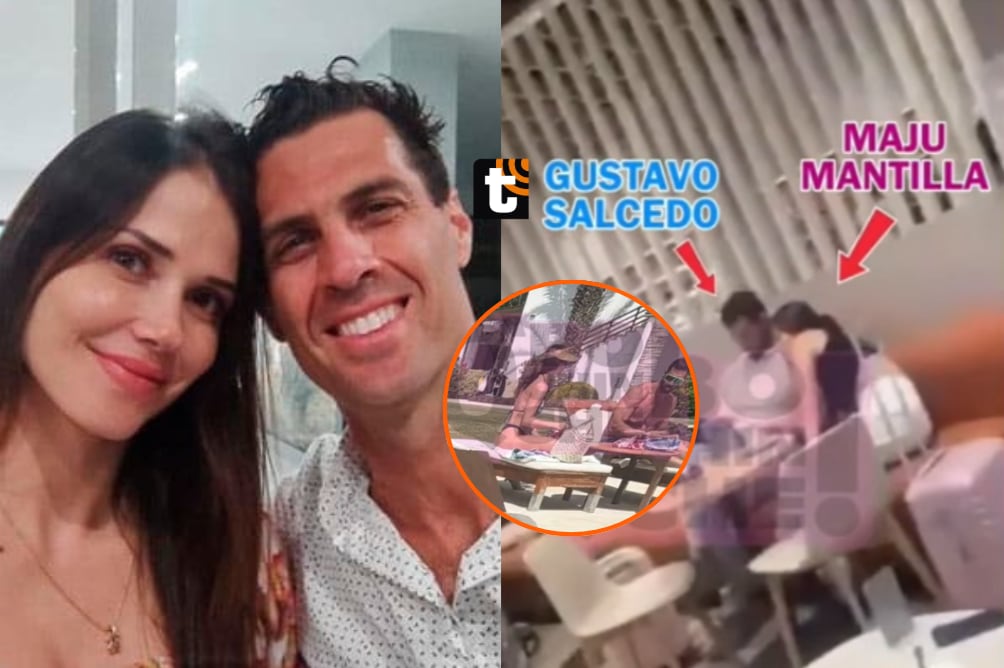 Maju Mantilla y Gustavo Salcedos de viaje por Paracas y de viaje en el aeropuerto.