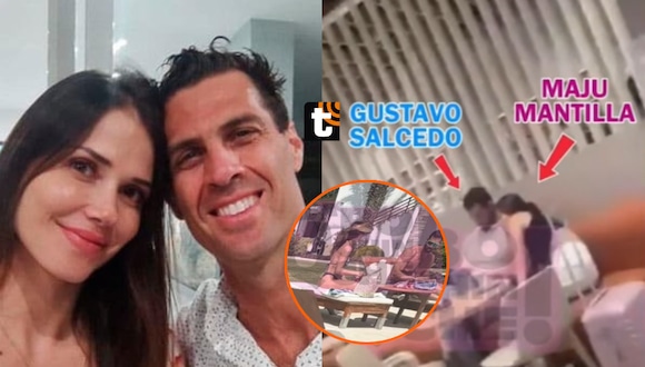 TROME- Maju Mantilla y Gustavo Salcedo son captados en Paracas y de viaje en el aeropuerto