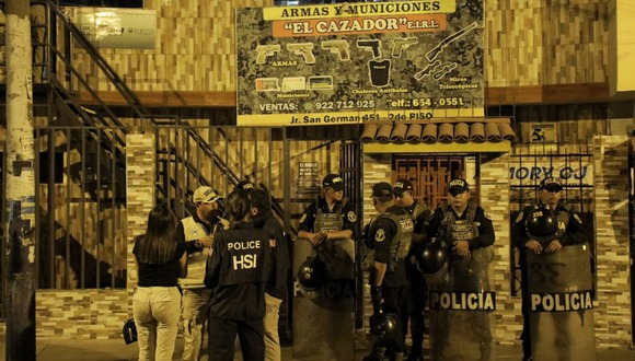 Operativo contra organización criminal