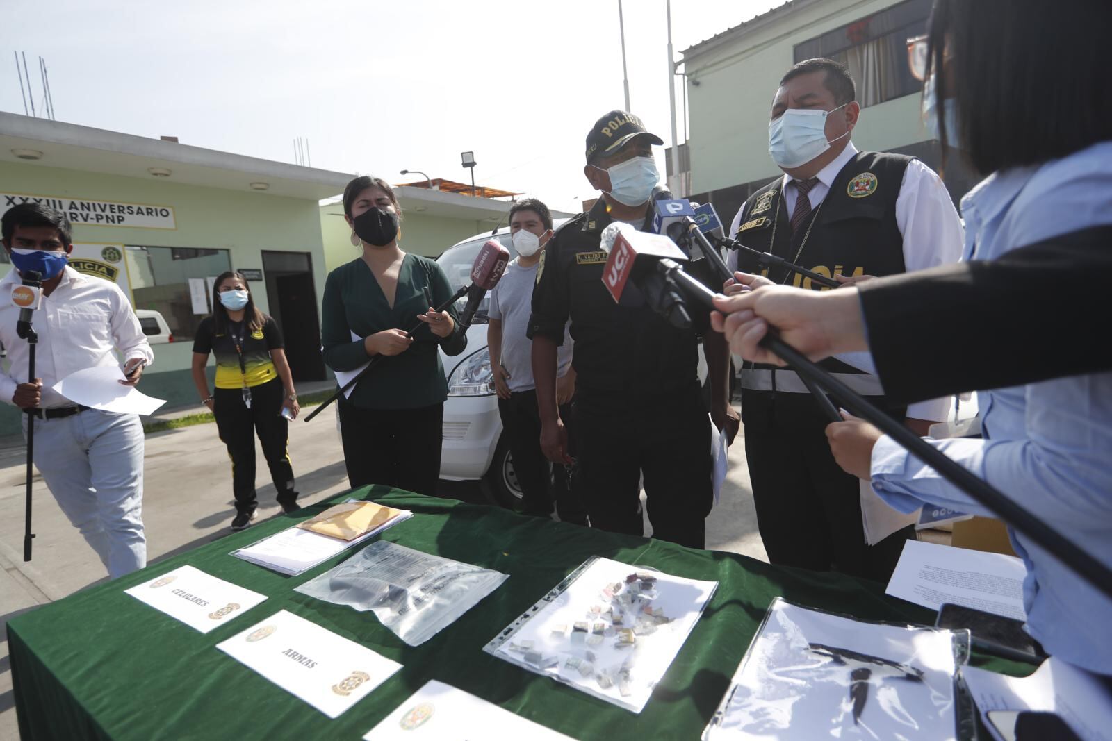 Conferencia de prensa realizada en las oficinas de la Diprove. | Foto: Joseph Ángeles
