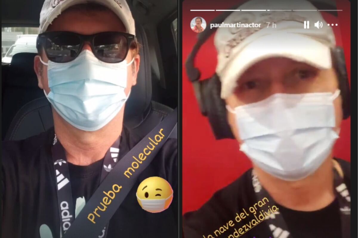 Paul Martin en Instagram antes de su accidente. (Foto: @paulmartinactor)