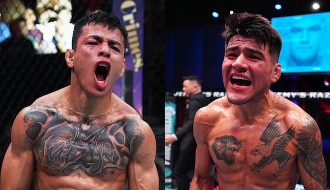 José Ochoa y Pegajoso Díaz sacarán cara por el Perú en el UFC. (Instagram)