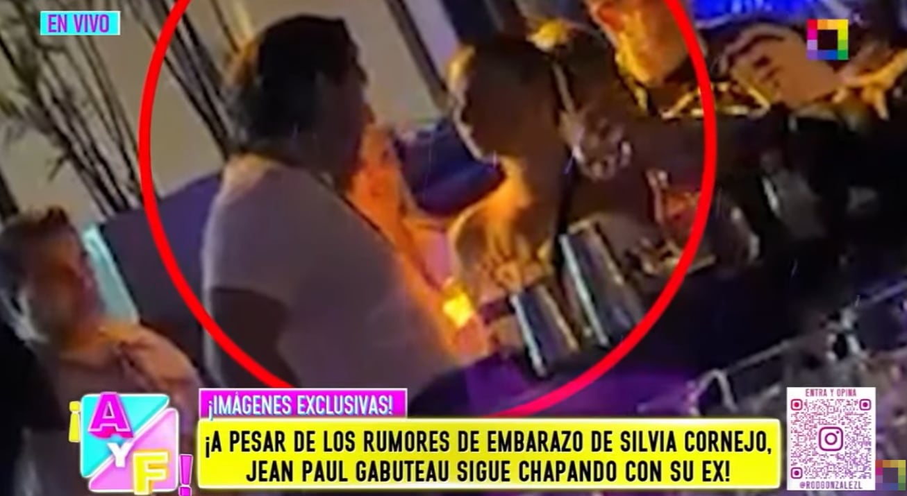 Jean Paul Gabuteau y Analía Jiménez una vez más siendo ampayados mientras Silvia Cornejo está embarazada.