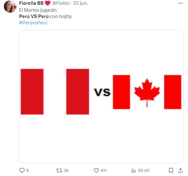 Memes del Perú vs. Canadá