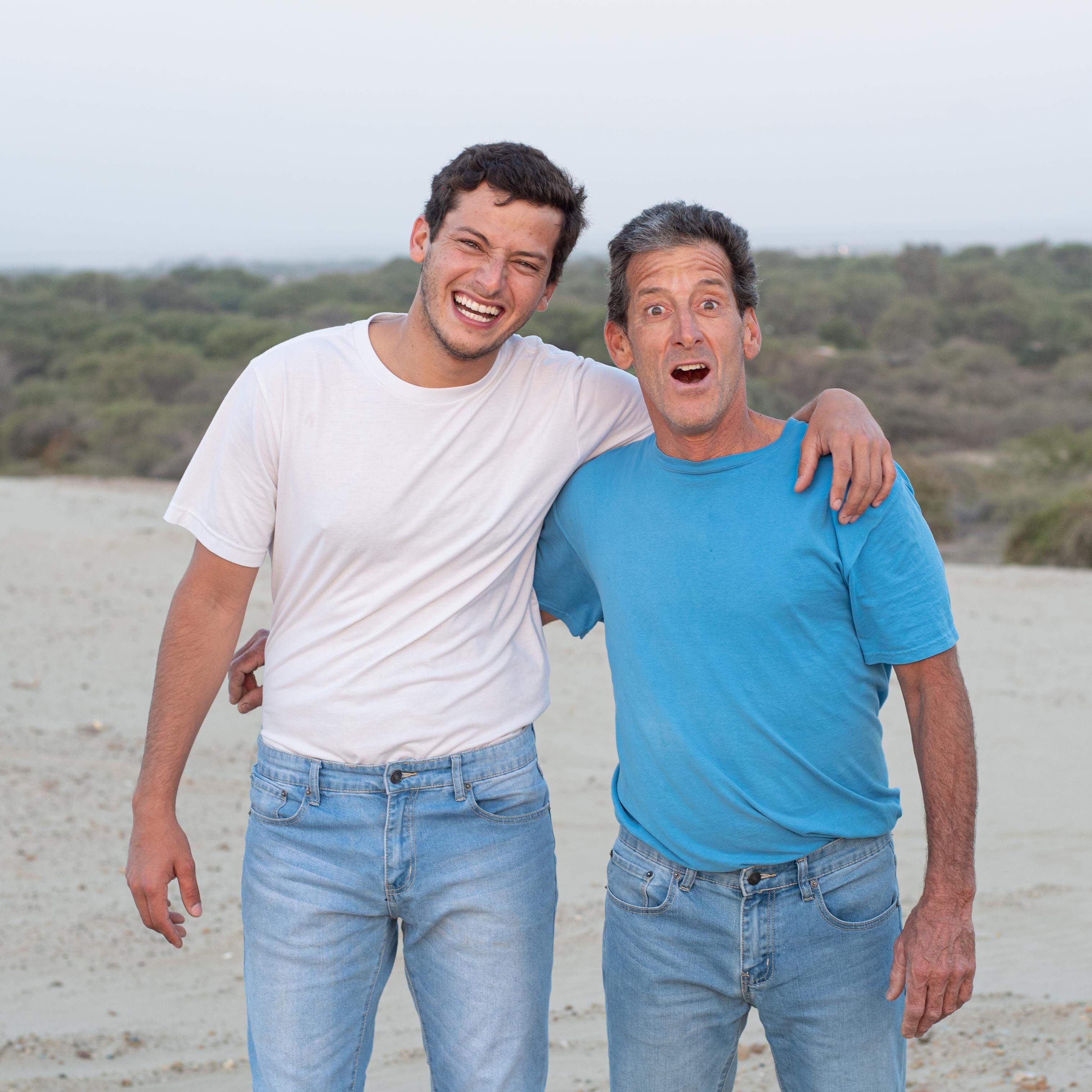 El Tío Lenguado junto a su hijo el Descocaos. (Difusión)