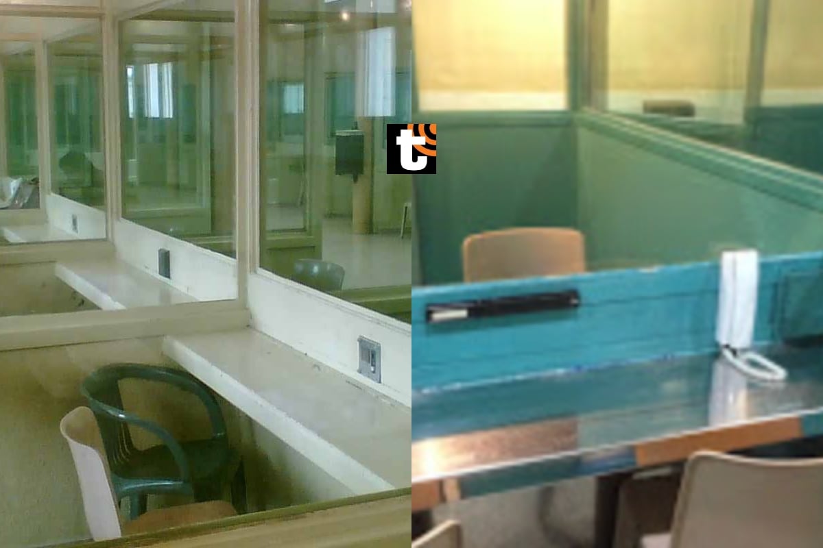 NO OFICIAL: Este es un ejemplo de cómo son las visitas por locutorio