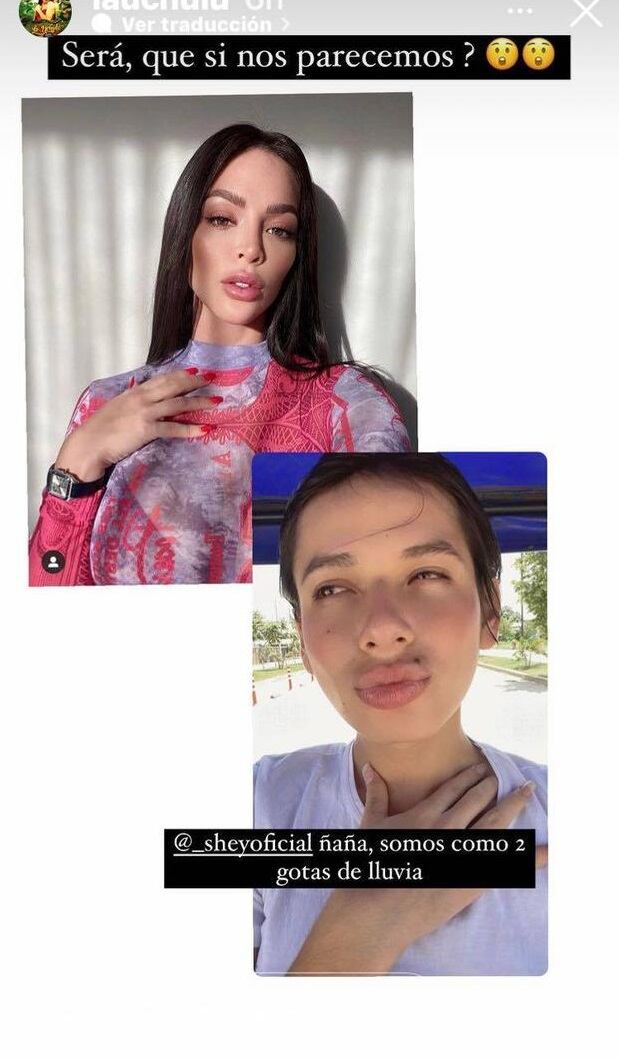 La Uchulú asegura que tiene un parecido a Sheyla Rojas. Foto: Captura IG