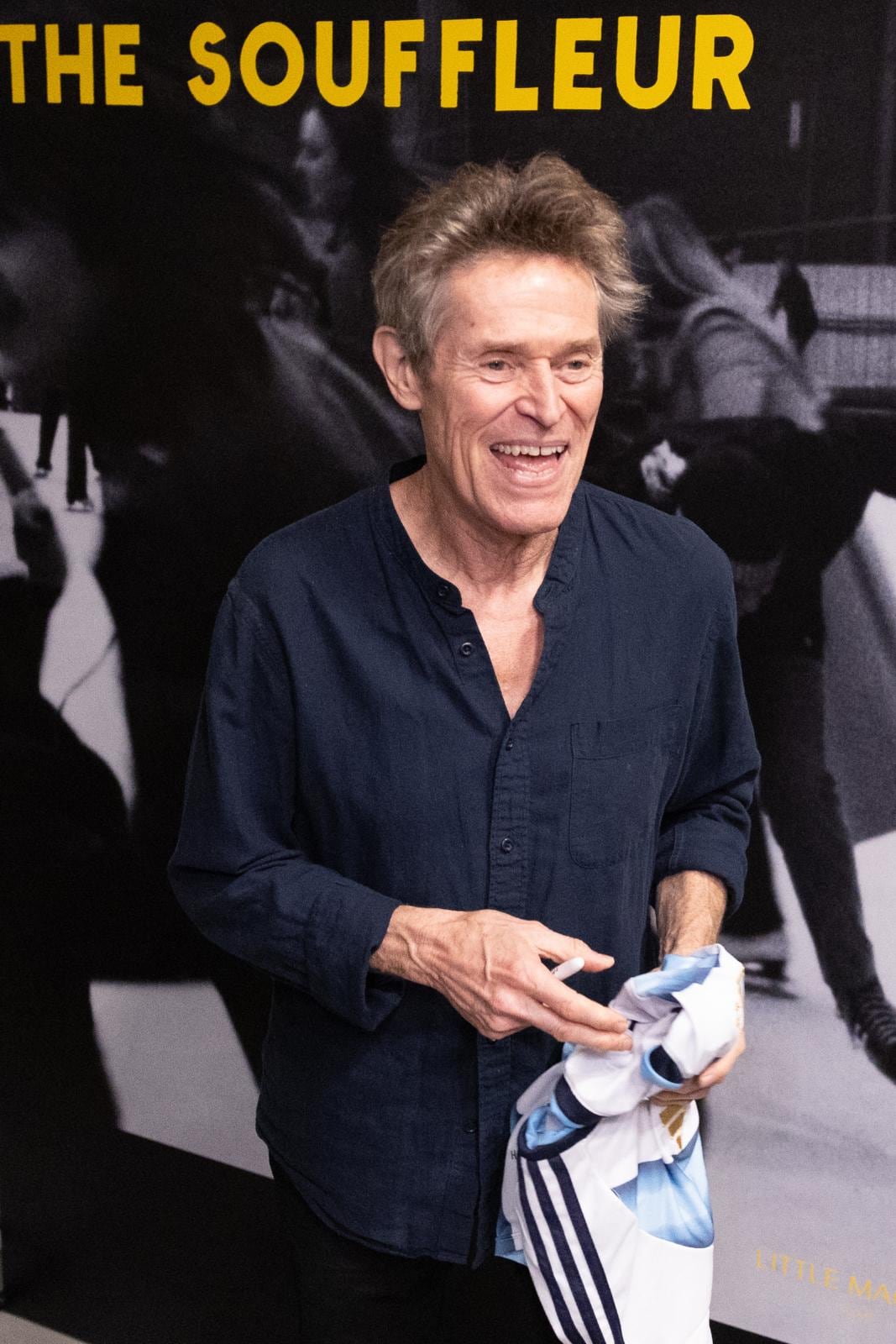 Willem Dafoe llegó a Argentina para el estreno de la cinta independiente The Souffleur. (EFE)