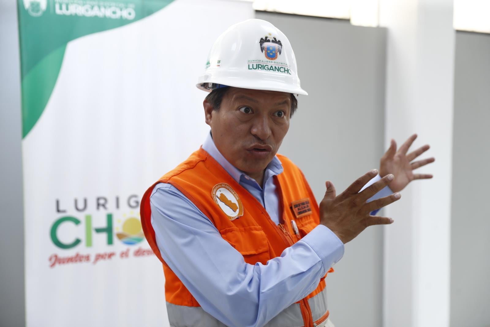 Alcalde de Chosica, Oswaldo Vargas.