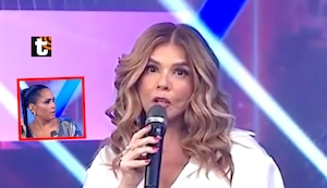Johanna San Miguel le reclama EN VIVO a Cristian Rivero y Katia Palma por tardanza: “Es una falta de respeto”