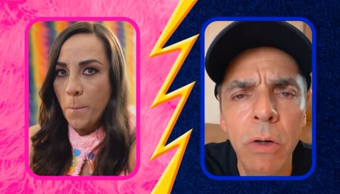 Al finalizar la llamada, Federica le pide que la haga parte del programa “De viaje con los Derbez”. (Foto: canal de YouTube Eugenio Derbez)