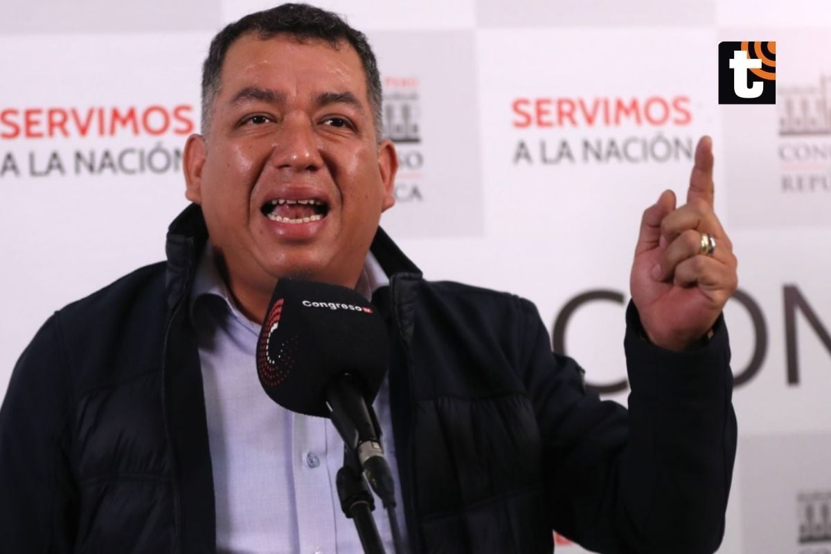 Darwin Espinoza, congresista de la bancada Podemos Perú.