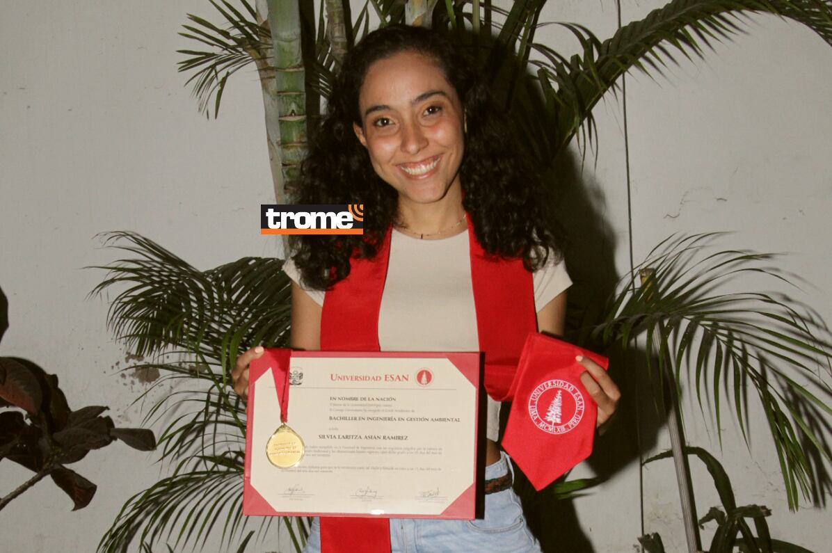 'Lari' organizó ocupó primer puesto en el examen de admisión de la Universidad Nacional Federico Villarreal. Es egresada de ESAN y en la UNFV estudiará la carrera de Derecho. (Entrevista: Isabel Medina / Foto: Alan Ramírez / Trome).