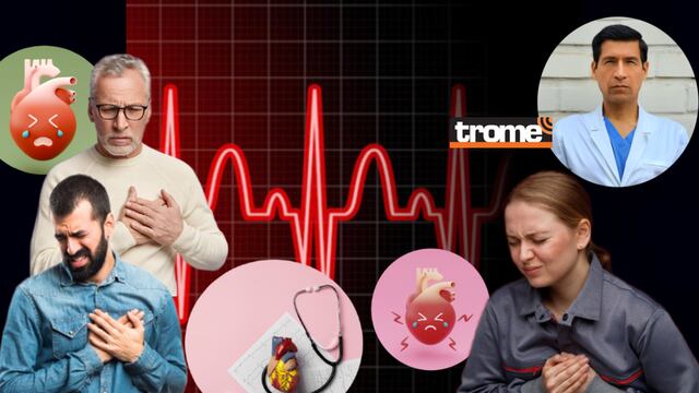 El doctor Marco Almerí alerta sobre el aumento de infartos en Perú y que es clave reconocer señales de alerta y el acceso a atención especializada. (Entrevista: Isabel Medina / Compos Foto: /Wayhomestudio / Luis Molinero/ Msgrowth Freepik / I. Medina - Trome).