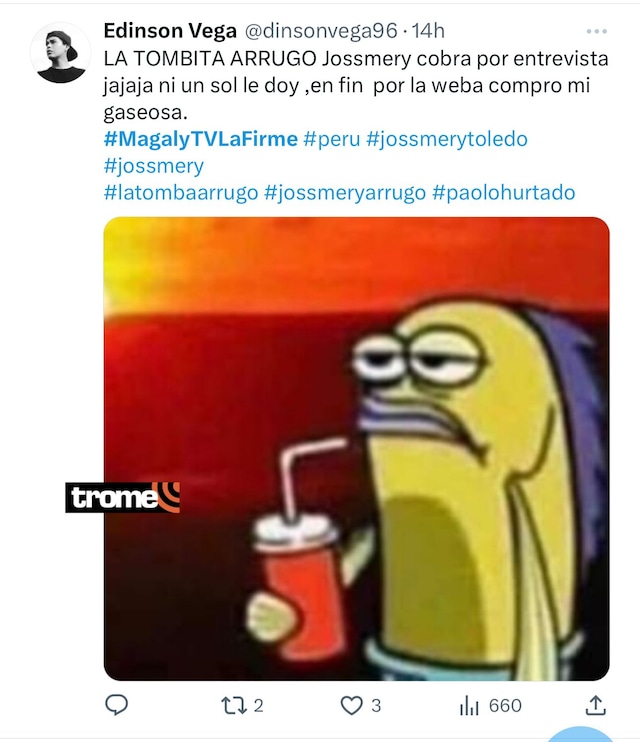 Paolo Hurtando en entrevista con Magaly Medina sobre Jossmery Toledo