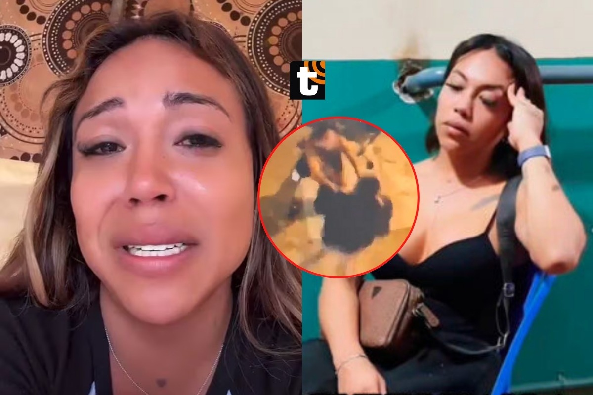 TROME - La actriz se pelea con su exnovio en plena vía pública.