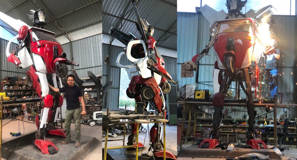 Edi Mérida es el artista cusqueño con el cual Rafael Lanfranco está construyendo a Ar-Torito.