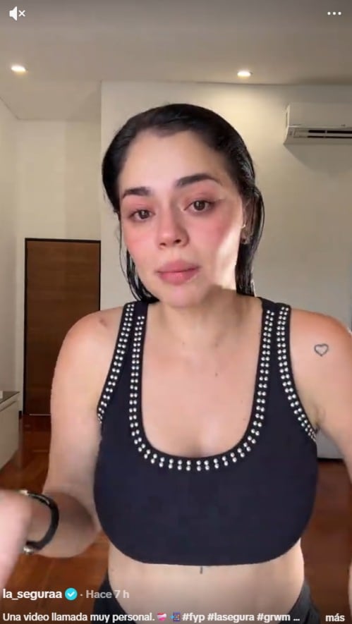Natalia Segura inició terapia para afrontar su condición.