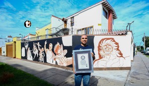 San Borja: Retoman trabajos en el mural de Los Caballeros del Zodiaco y no habrá multa