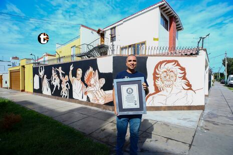 San Borja: Retoman trabajos en el mural de Los Caballeros del Zodiaco y no habrá multa