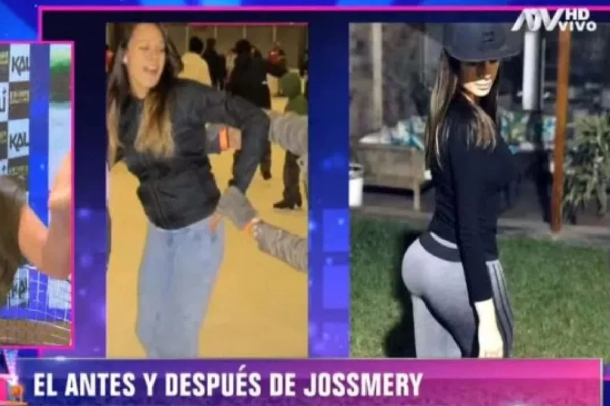 El antes y después de Jossmery Toledo (Foto: Captura de pantalla "Magaly Tv, la firme")