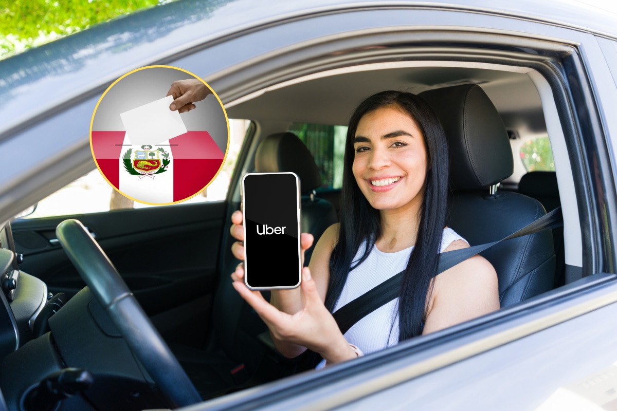 Uber ofrecerá descuentos en los viajes de este domingo de elecciones y aquí te decimos cómo aplicar el código promocional. Foto: Composición / Estefany Valladares.