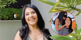 Tula Rodríguez hace videollamadas con su hija.