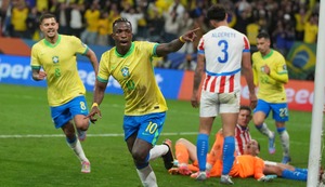 Vinicius Jr. abre la cuenta en el Brasil - Paraguay | VIDEO