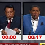 Imita a César Acuña en pleno debate presidencial
