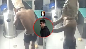 Se coloca ‘bolsa de papel’ como pasamontaña al robar cafetería en Miraflores, pero es detenido