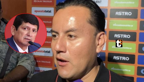 Richard Acuña, presidente de César Vallejo, arremetió contra Agustín Lozano tras cuestionar el arbitraje ante Cusco FC.